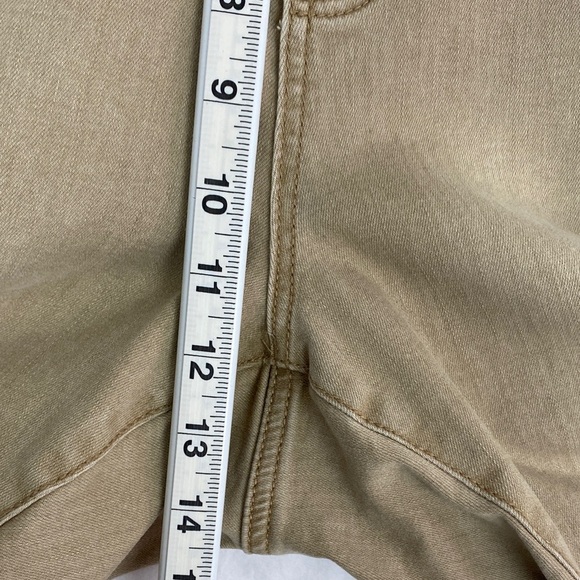 R Jeans The Curvy Super High Rise Jeans Tan Colour 36 Petites - Picture 6 of 10